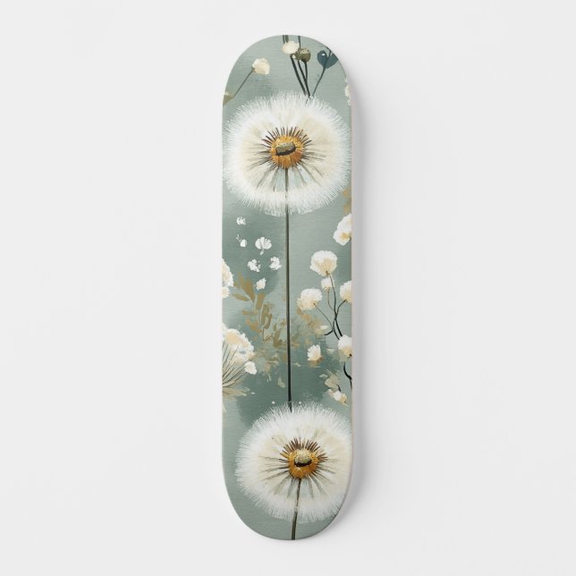 Maskros Design Serie #3 Mini Skateboard Bräda 18,5 Cm (Framsida)