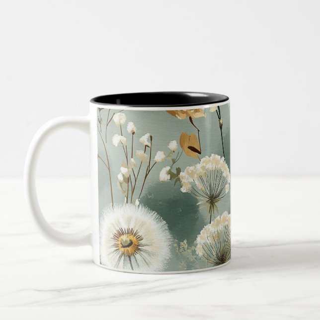 Maskros Design Serie #3 Två-Tonad Mugg (Vänster)
