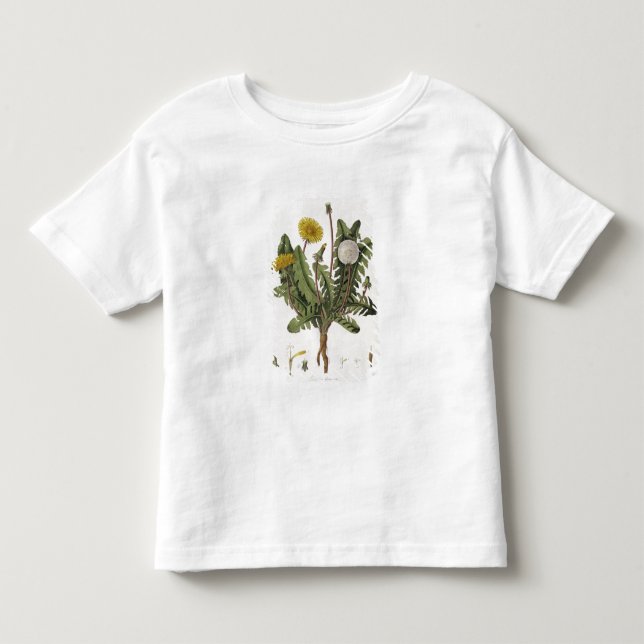 Maskros (färggravyr) t shirt (Framsida)