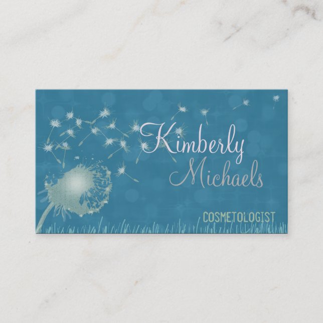 Maskros i vinden visitkort (Framsida)