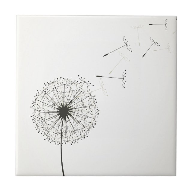 Maskros Kakelplatta (Framsidan)