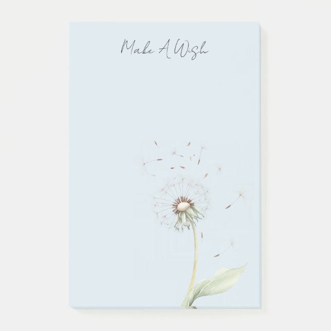 Maskros önskan post-it block (Framsida)