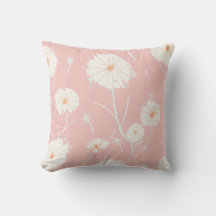 Maskros Puff Dekorativ Kudd Pink