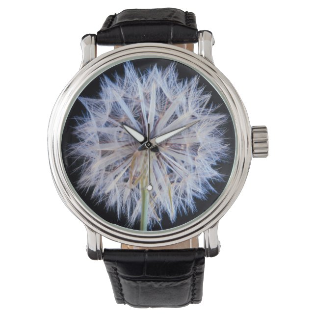 Maskros (Taraxacum Officinale) Frö huvud Armbandsur (Framsida)