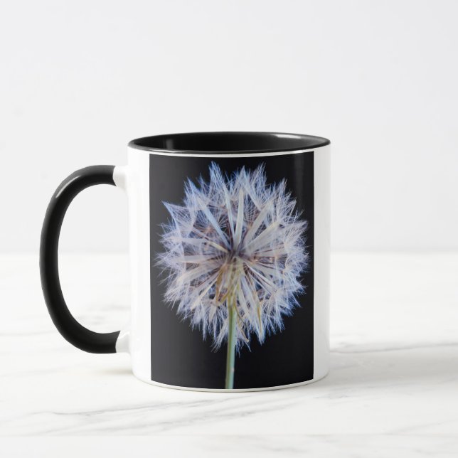 Maskros (Taraxacum Officinale) frö huvud Mugg (Vänster)