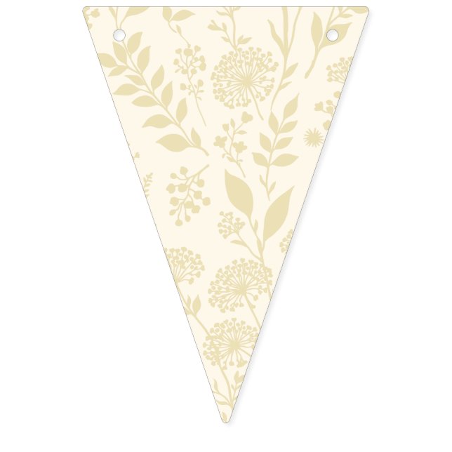 Maskrosäng Guldvete - Neutral Vimplar (Första flaggan)
