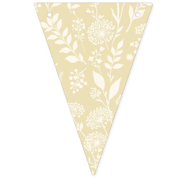 Maskrosäng Neutral - Guldvete Vimplar (Första flaggan)