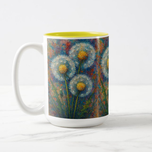 Maskrosar Tvåtons Kaffemugg (Vänster)