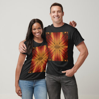 Maskrosblad 3 Bohemisk Blommig Grafik T Shirt