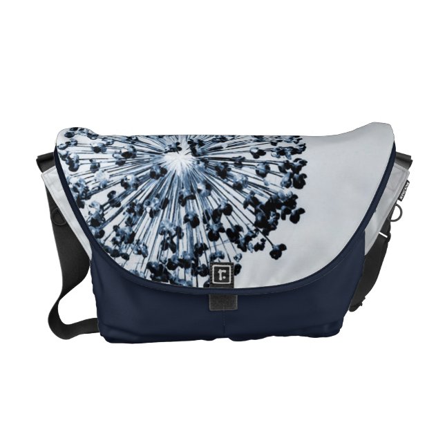 Maskrosblått Messenger Bag (Framsidan)