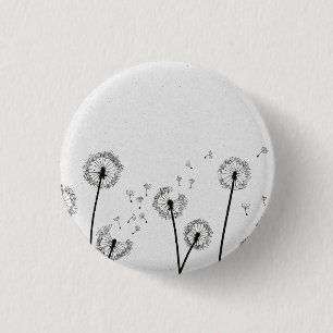 Maskrosblommor Fnösken Sporer Grå Knapp