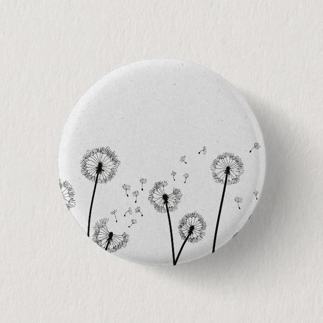 Maskrosblommor Fnösken Sporer Grå Knapp (Framsida)