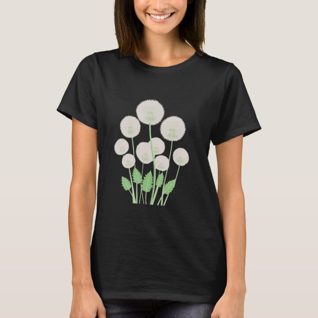 Maskrosblommor Ogräs Plantering Trädgårdsodlare Än T Shirt (Framsida)