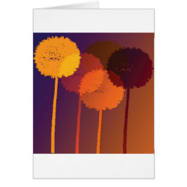 maskrosen tar tid på hälsningskort