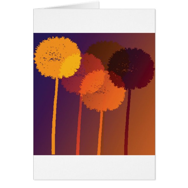 maskrosen tar tid på hälsningskort (Framsidan)