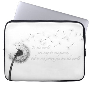 Maskrosinspirerad neopren laptopfodral laptop sleeve