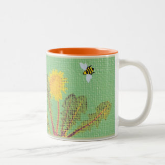 Maskroskaffemugg Två-Tonad Mugg