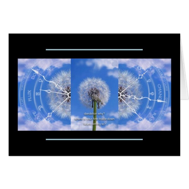 Maskroskort Hälsningskort (Framsidan Horizontal)