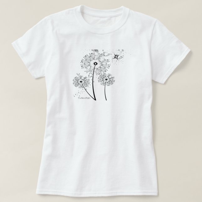Maskroskvinna T-tröja Tee Shirt (Design framsida)