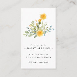 Maskrosönskemål | Vårens vilda blommor Visitkort