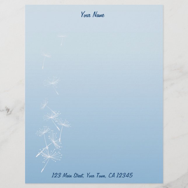 Maskrosor Brevhuvud (Framsida)