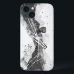 Maskulin för uttrycklig svart och vit abstrakt<br><div class="desc">Det här uttryckliga svartvita telefonfodralet är anpassade med ditt namn. Abstraktens handgjorda konst är minimal och manlig. Med det justerbara namn är det en underbar gåva. Den uttryckliga svarta och vita samlingen är manlig,  ren och minimalistisk. Skapar den perfekt för en ung människa.</div>