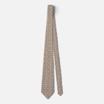 Maskulin geometrisk kedja beige & brun