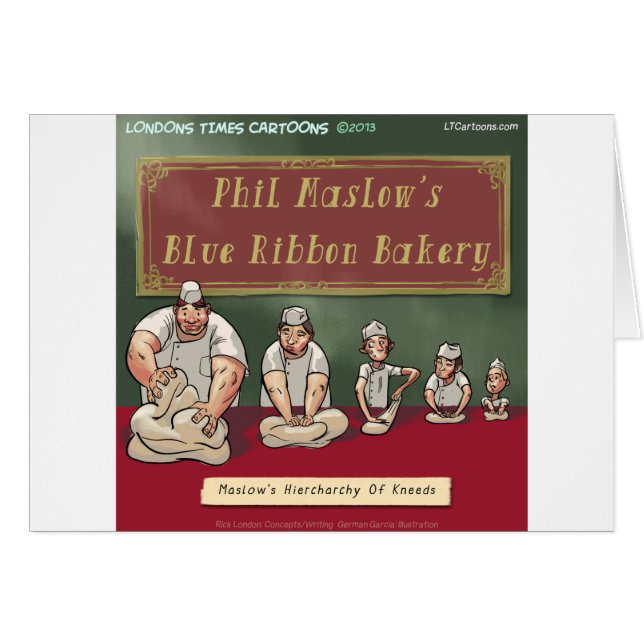 Maslows Bakarhierarki Hälsningskort (Framsidan Horizontal)