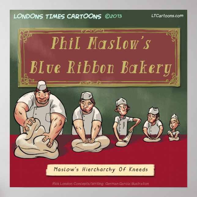 Maslows Bakery Kneed Funny Poster (Framsidan)