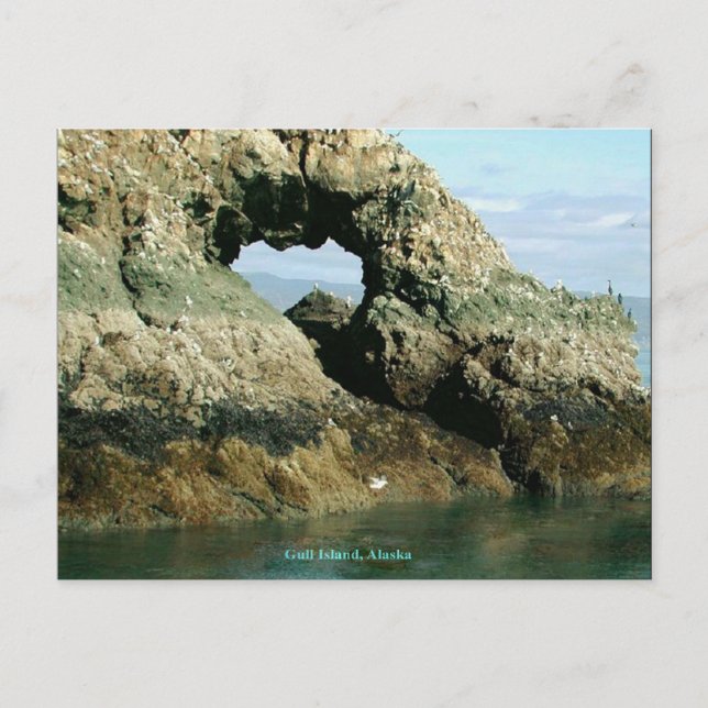 Måsö, Alaska Vykort (Framsida)