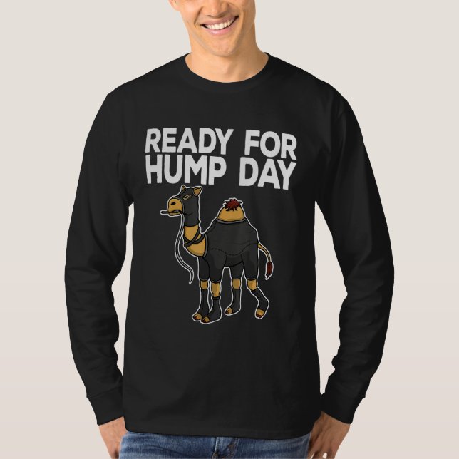 Maso Hump Day Camel Onsdag Memorandumoffert T Shirt (Framsida)