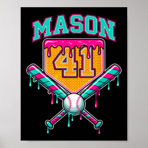 Mason 41 Meme Glass Is Drip Födelsedags Cos Poster