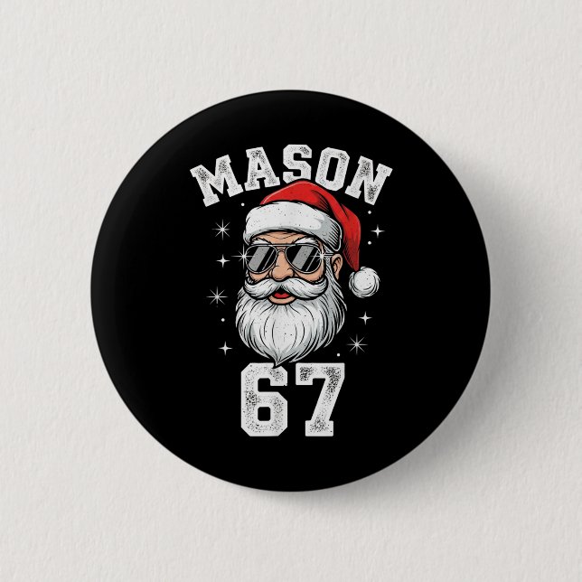 Mason 67 Cool Santa jul Sex Sju Meme  Knapp (Framsida)