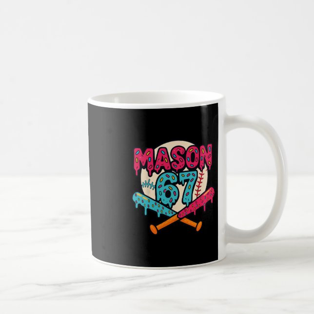Mason 67 Funny Ice Cream Drip Sell Meme Graphics 1 Kaffemugg (Höger)