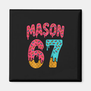 Mason 67 Glass Meme Roligt Sex Sju (på Ck) 1 Magnet