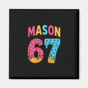 Mason 67 Glass Meme Roligt Sex Sju (på Ck) Magnet