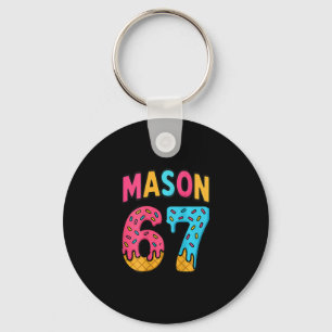 Mason 67 Glass Meme Roligt Sex Sju (på Ck) Nyckelring