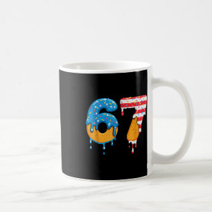 Mason 67 Glass Strömmar Meme Sex Sju Usa Flagga Fu Kaffemugg