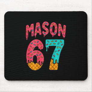 Mason 67 Glass Strunt Roligt Meme Sex Sju (på Ck) Musmatta