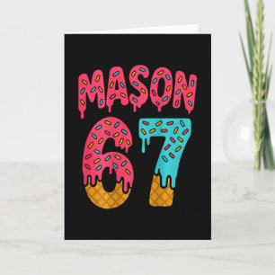 Mason 67 Glass Strunt Roligt Sex Sju (på Ck) 1 Kort
