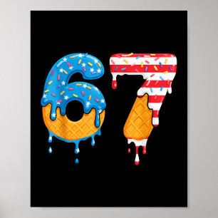 Mason 67 Glassklick Meme Sex Sju Amerikansk Flagga Poster