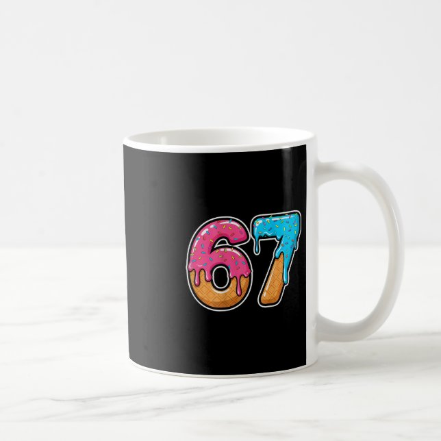 Mason 67 Ice Cream Drip Meme Six Seven Funny (on C Kaffemugg (Höger)