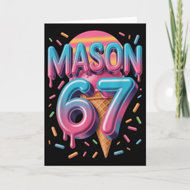 Mason 67 Meme Glass Is Bysebyll Drip _1  Kort (Framsida)