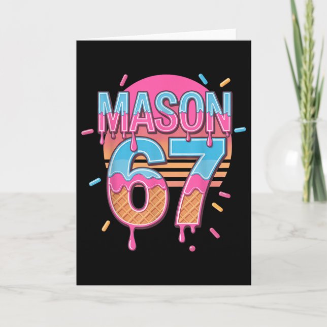 Mason 67 Meme Glass Is Bysebyll Drip  Kort (Framsida)