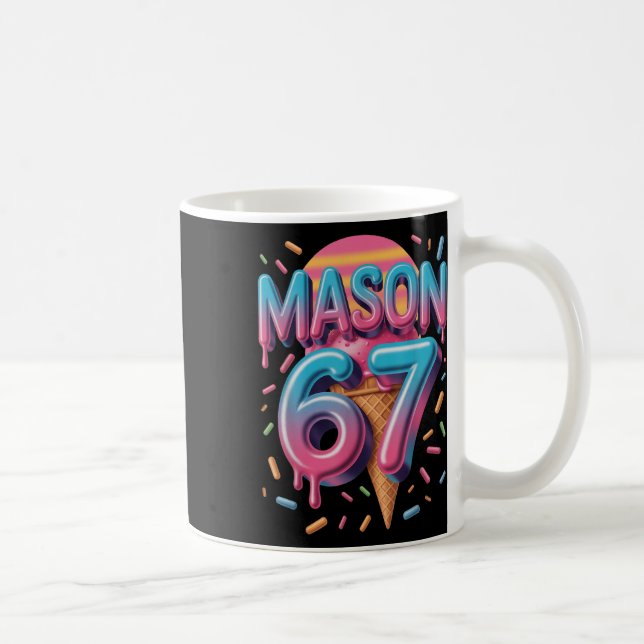 Mason 67 Meme Glass Strömmande Bysebyll _1  Kaffemugg (Höger)