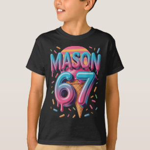 Mason 67 Meme Glass Strömmande Bysebyll _1 T Shirt