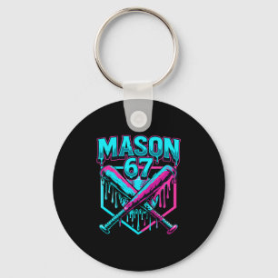 Mason 67 Rolig Glass Dripp Sälj Meme Grafik Nyckelring