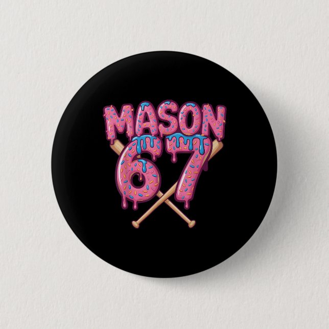 Mason 67 Rolig Glass Dropp Bysebyll Meme  Knapp (Framsida)