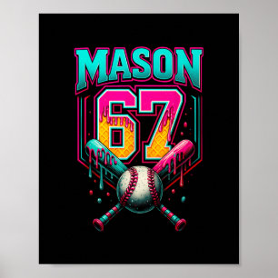 Mason 67 Rolig Glassdroppe Bysebyll Glass  Poster