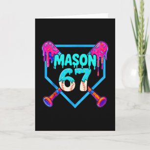 Mason 67 Rolig Ice Cream Drip Sälj Meme Design  Kort